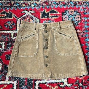 American Eagle Corduroy Mini Skirt
